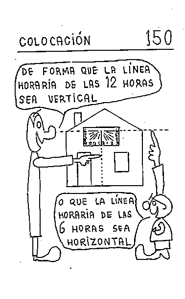Colocación 03 del reloj vertical