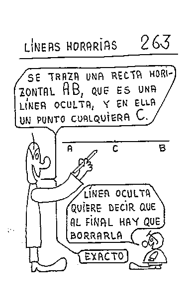 Líneas horarias 01 del reloj occidental