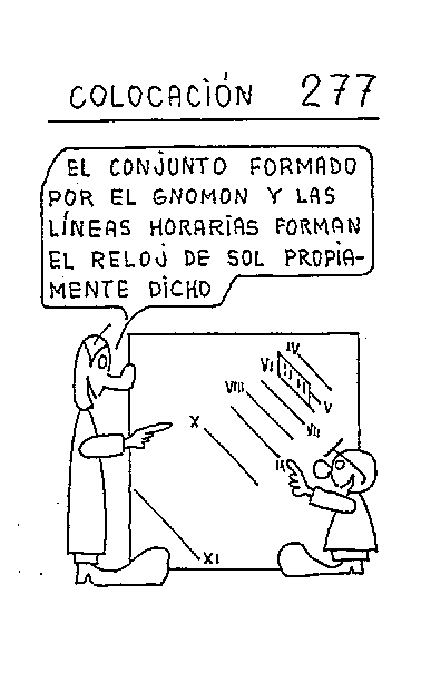 Colocación 01 del reloj occidental