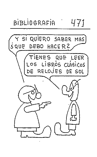 Bibliografía 01 de relojes de sol